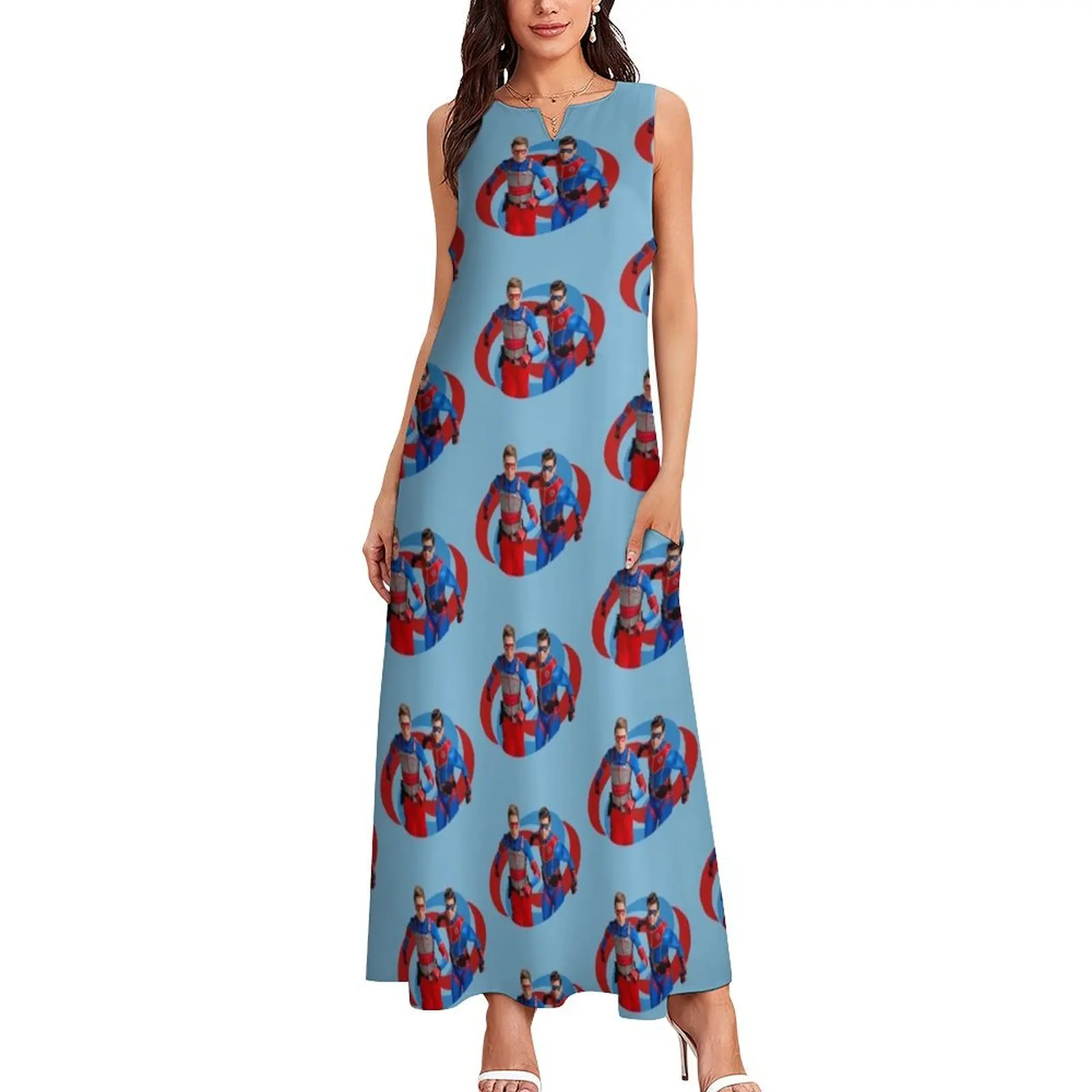 Henry Danger - Action Logo Long Dress dresses for women women clothes women