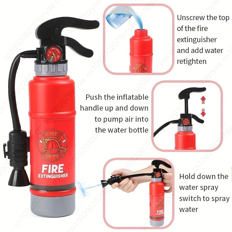 طفاية حريق صغيرة ممتعة، ألعاب مائية مبتكرة، أداة مرحة | لعبة خفيفة الوزن، بلاستيك متين، لعبة ممتعة للاستخدام الخارجي، لعبة الشاطئ #5