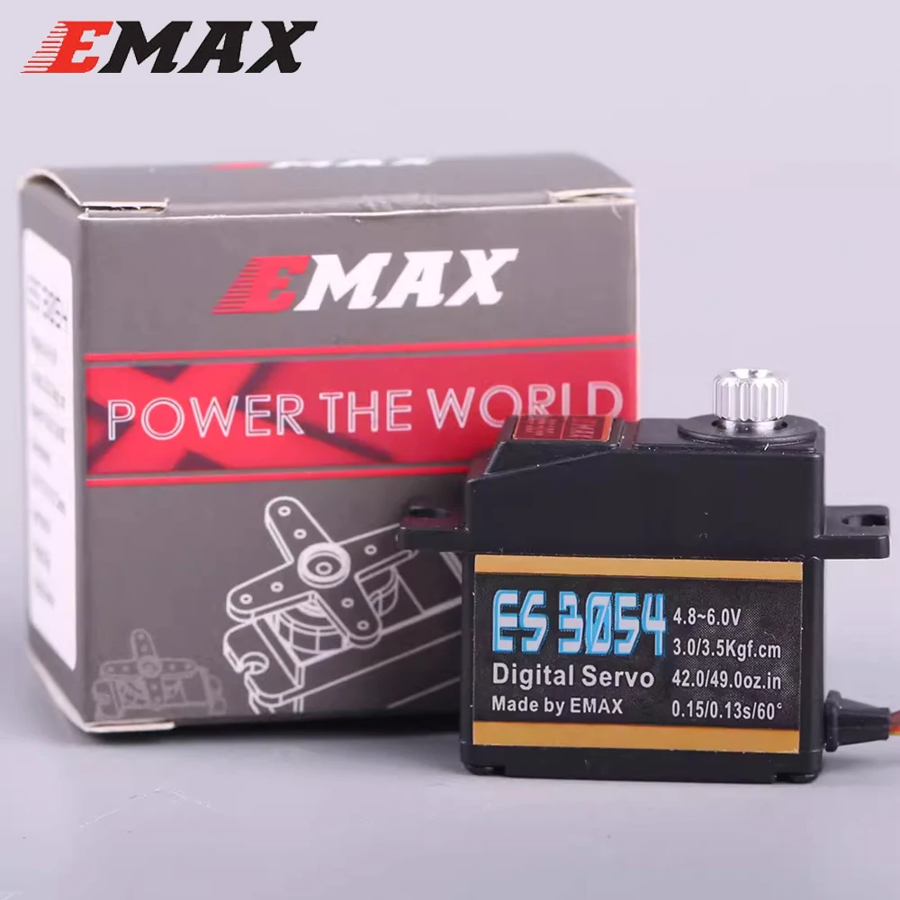 Emax ES3054 3054 4.8-6.0V 3.5kg 23T Metal Gear Digital Servo Futaba JR Plug For RC FPV Fixed Wing Airplane Helicopter Accessory