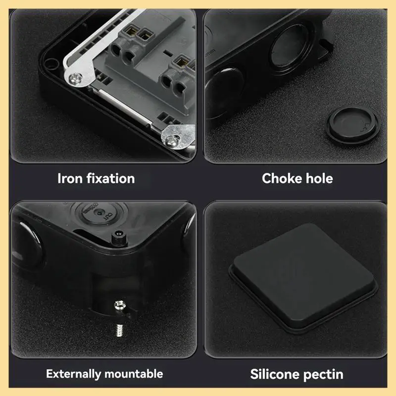 

GOOD-IP66 Водонепроницаемый переключатель Парковый бассейн с защитой от дождя Промышленный настенный выключатель питания Открытый водонепроницаемый переключатель