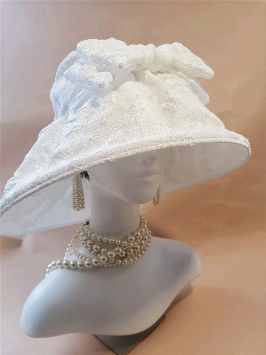 

White Sun Hats Sun Caps Bucket UV Sun Protection Wide Brim Ladies Summer Hats Chapeau Japanese Style