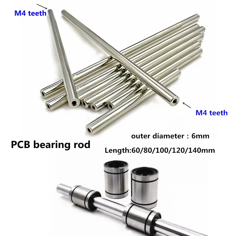 

2PCS Fixture Pillar D6*60/80/100/120/140mm Test Stand Support Rod Electroplating Fixture Bearing Column