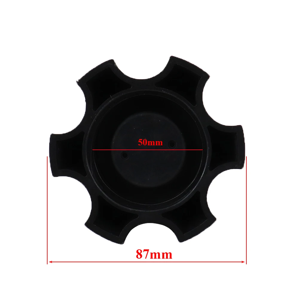 Universal 50mm Plastic Black Racing Gas Fuel Tank Cap With Vent Cap For Yamaha Kawasaki Honda Suzuki Motorcycle Dirt Bike ATV