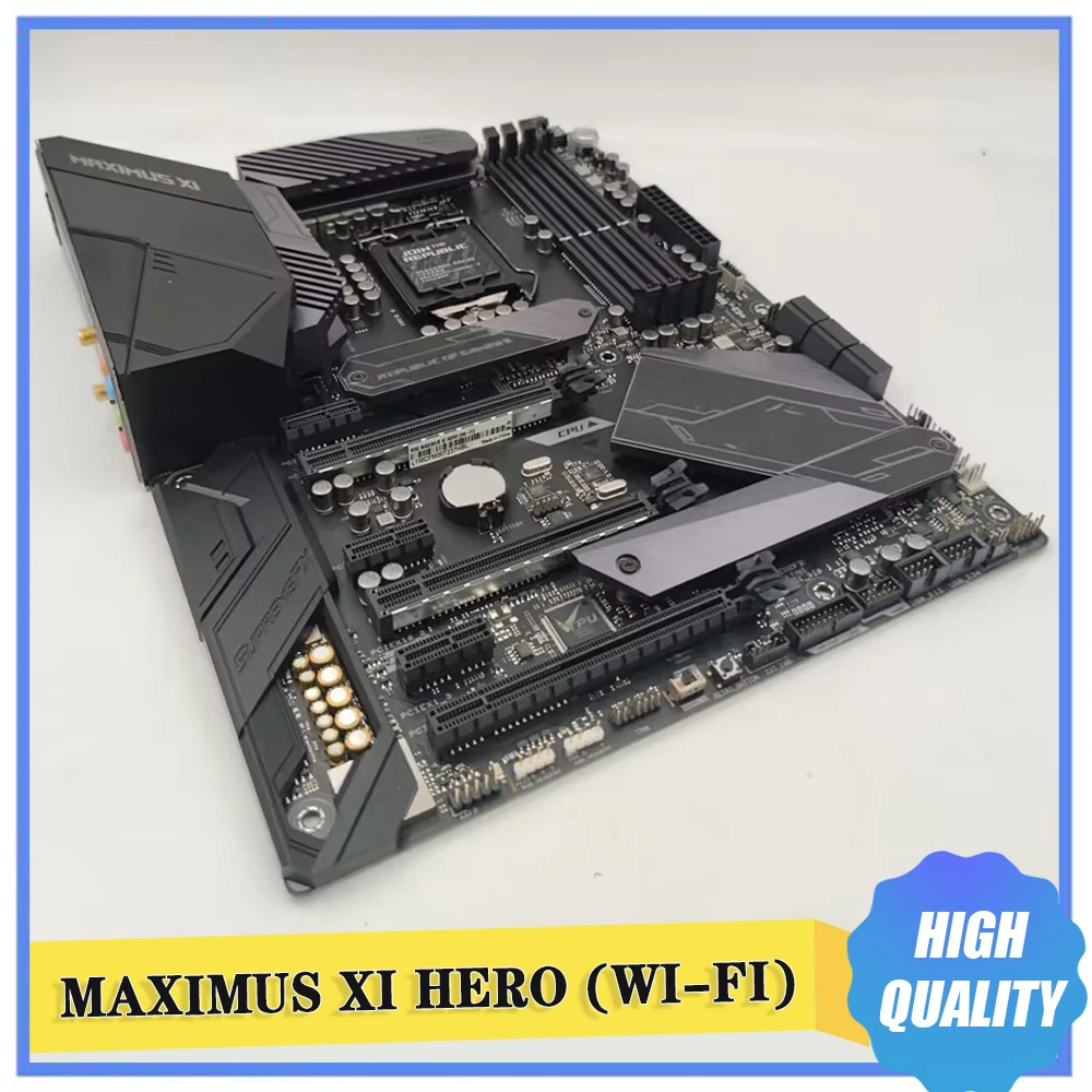 placa mae lga1151 ddr4 64gb atx pci e 30 rog maximus xi hero wi fi asus z390 01