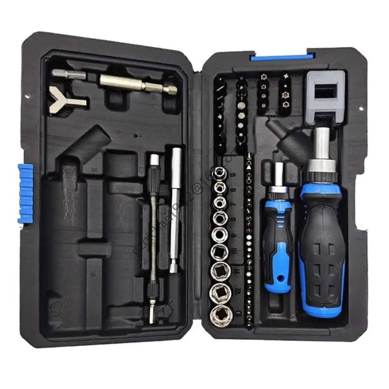 

Pack of 69 Ratchets Screwdriver Set of High Strength Chromes Steel Featuring Ratchets Mechanism For Efficient Use X7AB