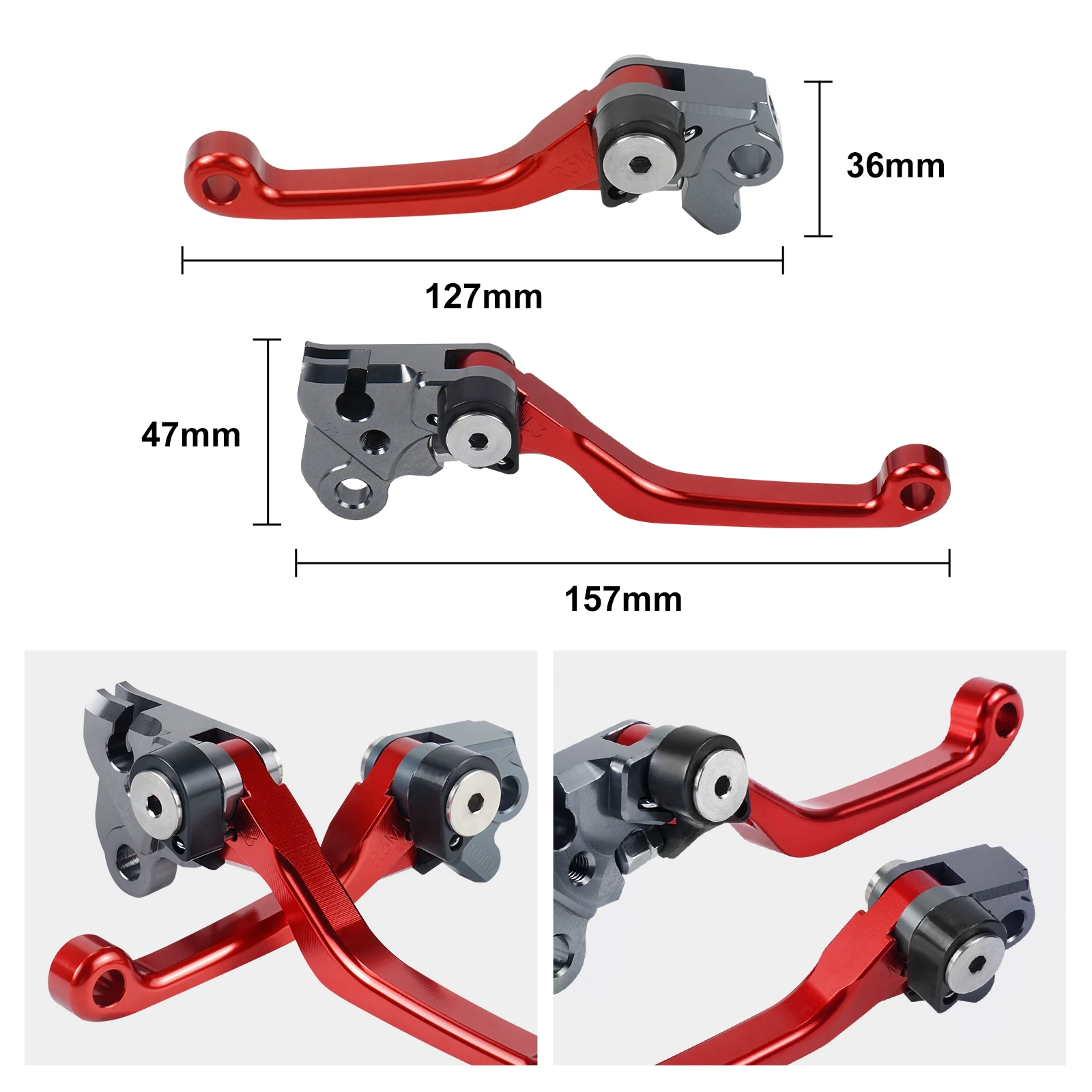 Motorcycle Pivot Brake Lever Clutch Lever For Honda XR650L XR 650L 1993-2024 2023 2022 2021 2020 CNC Aluminum Alloy Handle Bar