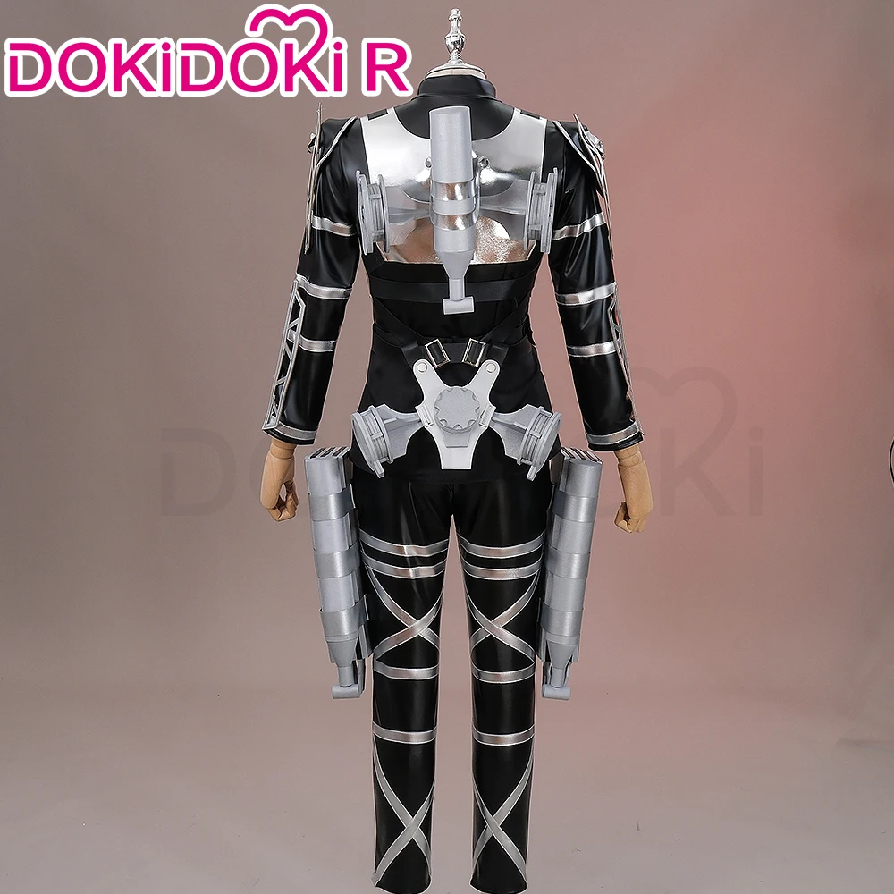 Mikasaa Ackermann/Erenn Cosplay Costume Anime Cosplay DokiDoki-R Men Leather Uniform Costume Mikasaa Ackermann Props