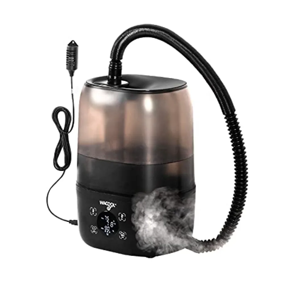 

Reptile Fogger with Humidity Controller 4L Large Tank Reptile Humidifier with Humidistat and Extended Hose Automatic Terrarium