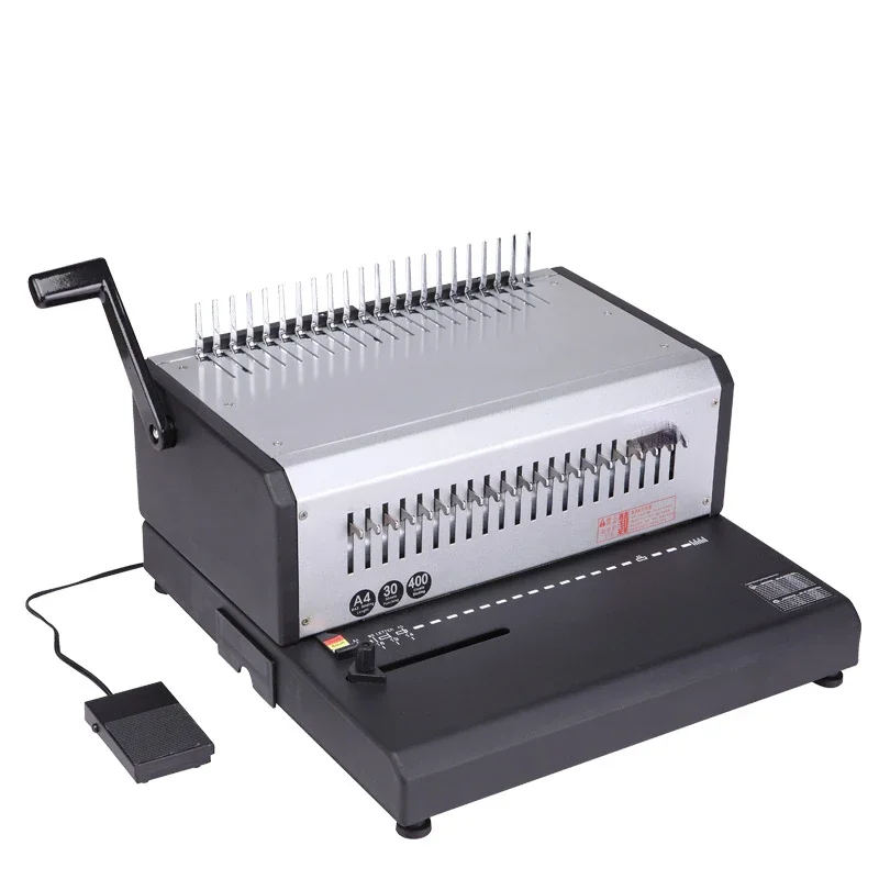 Suitable for EB-30 electric binding machine with 10 hole clamp binding and 21 hole rubber ring binding contract bidding document