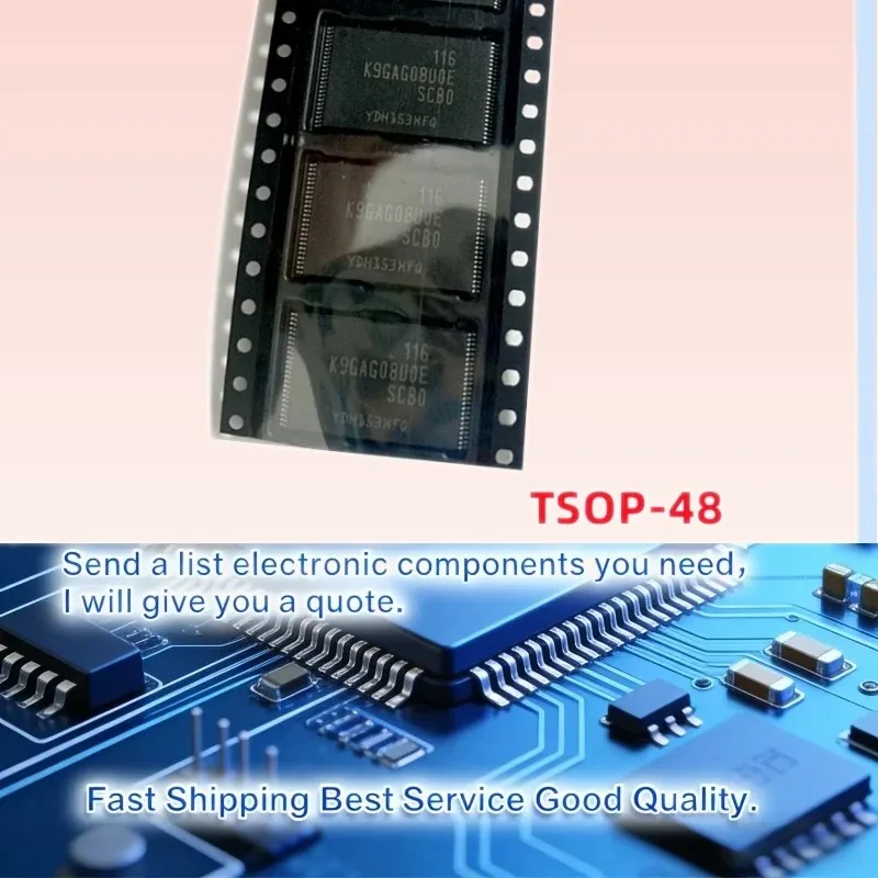 Original K9GAG08U0E K9GAG08UOE-SCBO TSOP-48 Flash Memory IC Chip for Storage