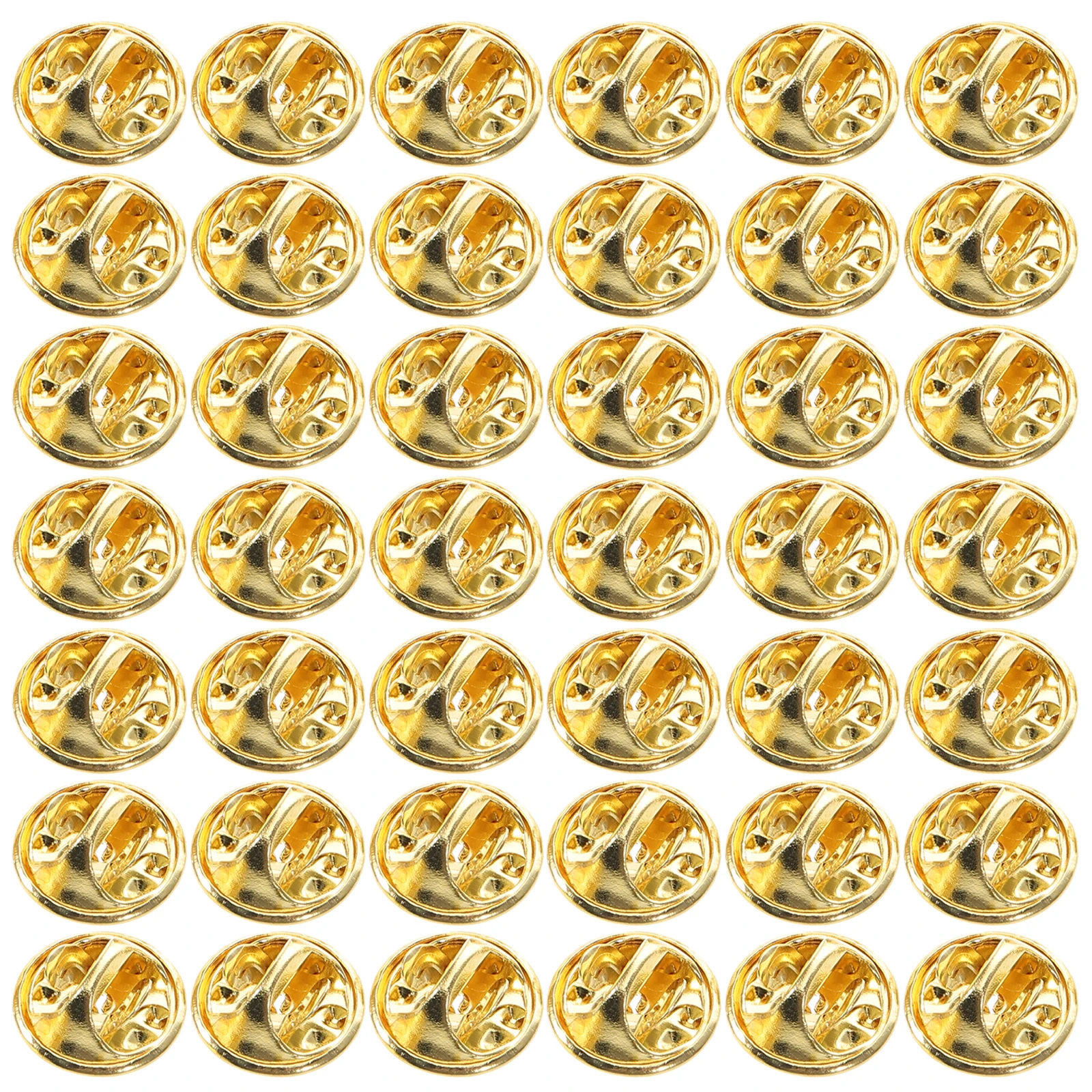

100 pcs Brass Butterfly Pin Backs Durable Locking Clasps For Brooches Tie Tacks Hat Badges Formal Events Jewelry Fasteners Craft