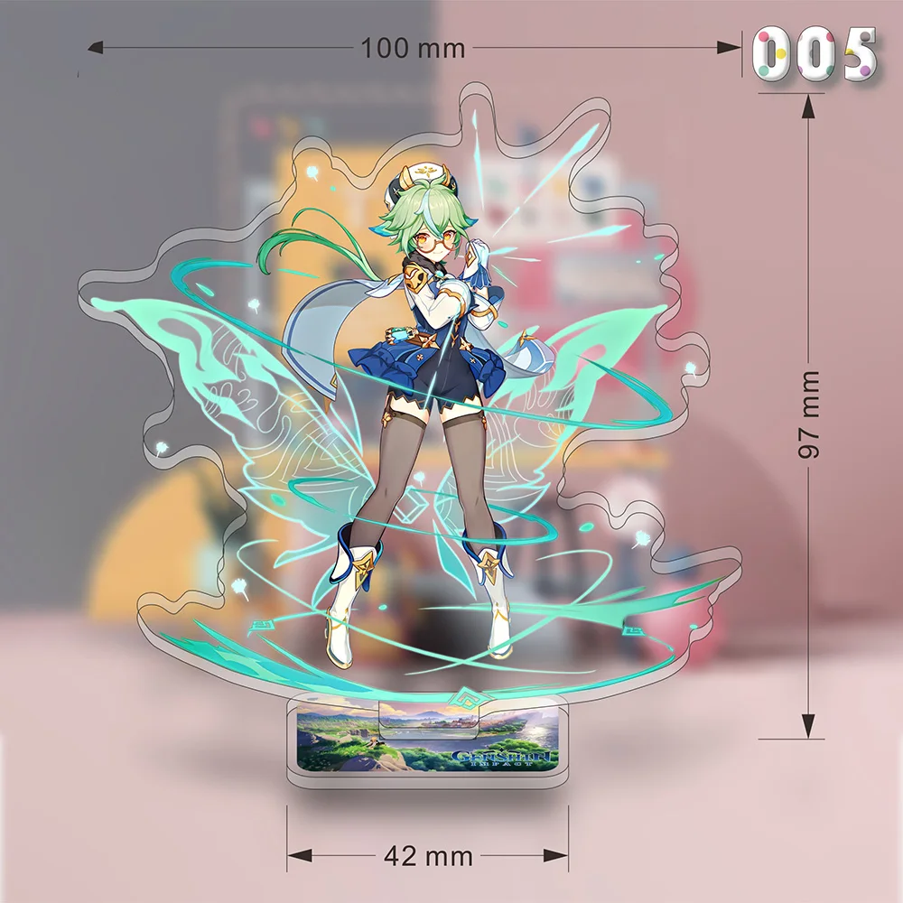 

Anime Genshin Impact Cosplay Creativity Desktop Decoration Acrylic Boutique Standing Sign Exquisite Ornaments Xmas Birthday Gift