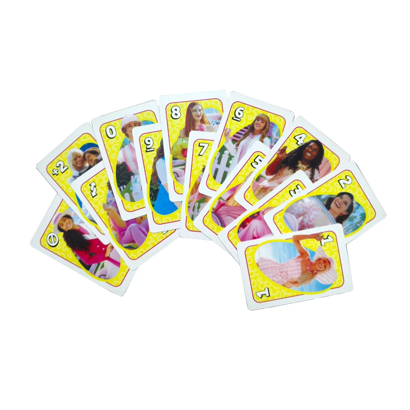 UNO Barbie Characters Matching Card Game Family Party Fun Entertainment Board Poker Toy Xmas Gift