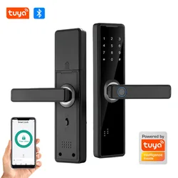 Tuya APP Intelligence Lock Biometric Fingerprint Smart Keyless Access Password IC Card Smartlife Support 5 Language