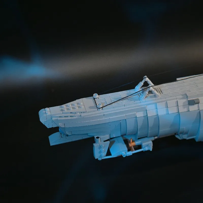 6112PCS WW2 Tecnico Militare VIIC U-552 Sottomarino Building Blocks Navy Corazzata Nave Da Guerra Modello di Mattoni Kit Giocattolo Per Adulti Regali Per Bambini