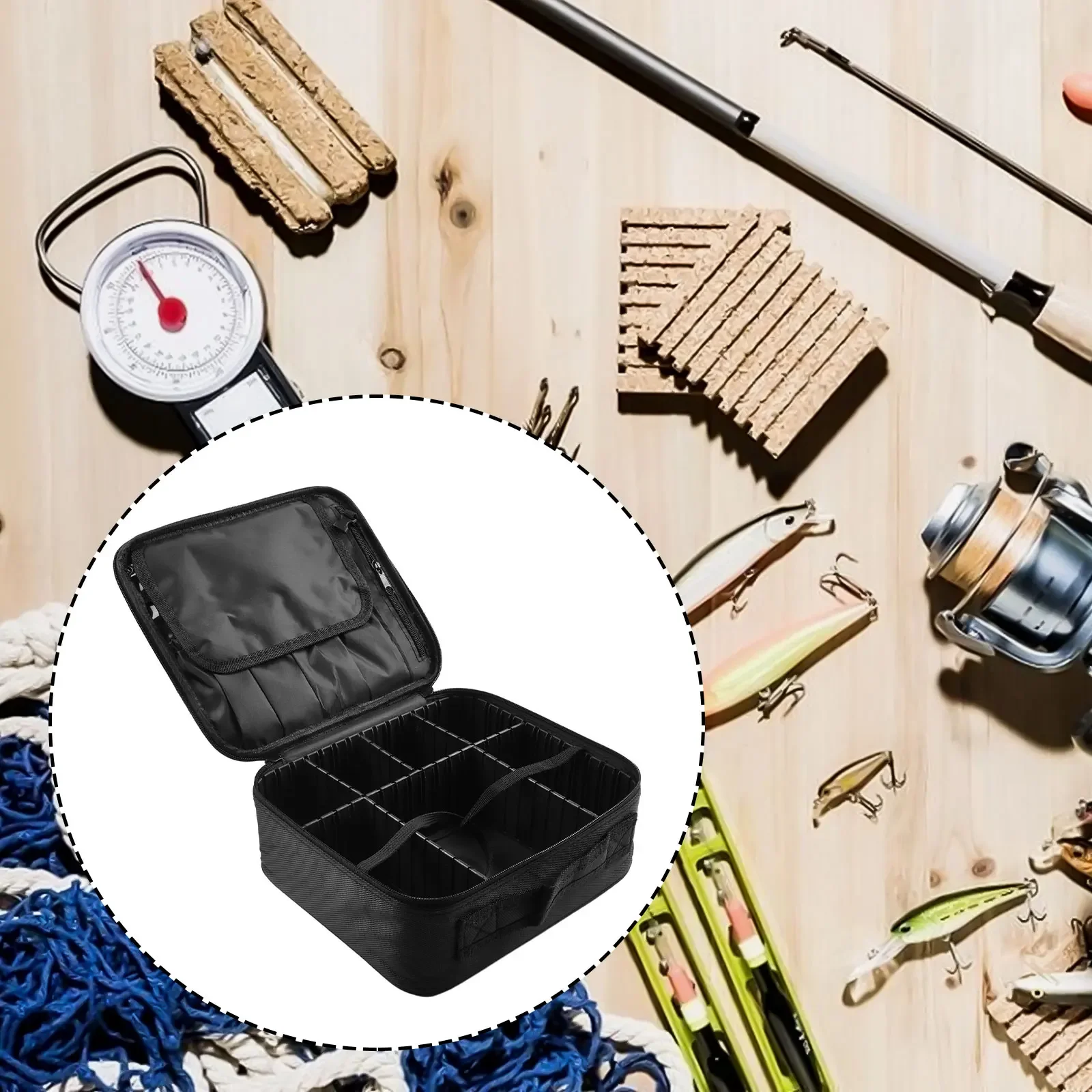 

New Style Practical To Use Bag Bag Fishing Reel Tackle Bag Fishing Tackle Organizer Gear Case Oxford Cloth S/M/L