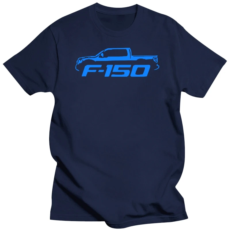 Phiking designer t shirt Man 2009 14 F150 Pickup Truck Blue Classic Color T shirt 3XL T Shirt Buy Short Sleeve