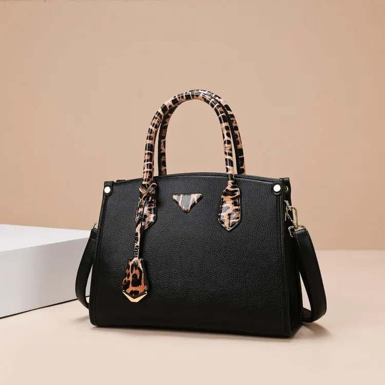 

Осень 2023, новинка 2066, модная повседневная сумка на молнии в стиле ретро с леопардовым принтом, маленькая квадратная сумка из искусственной кожи среднего размера