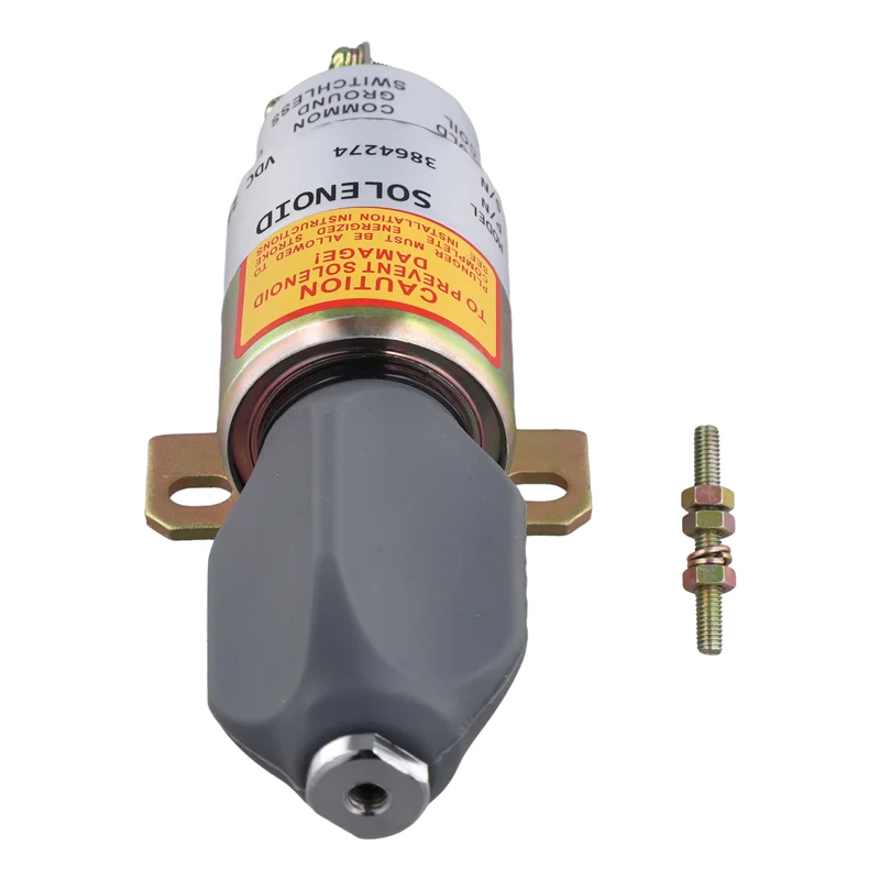 

24V Solenoid Valve Fuel Cut-Off Stop For Mitsubishi Caterpillar 3864274 1751-2467UIBIS5A SA-3766T-24 ME441329