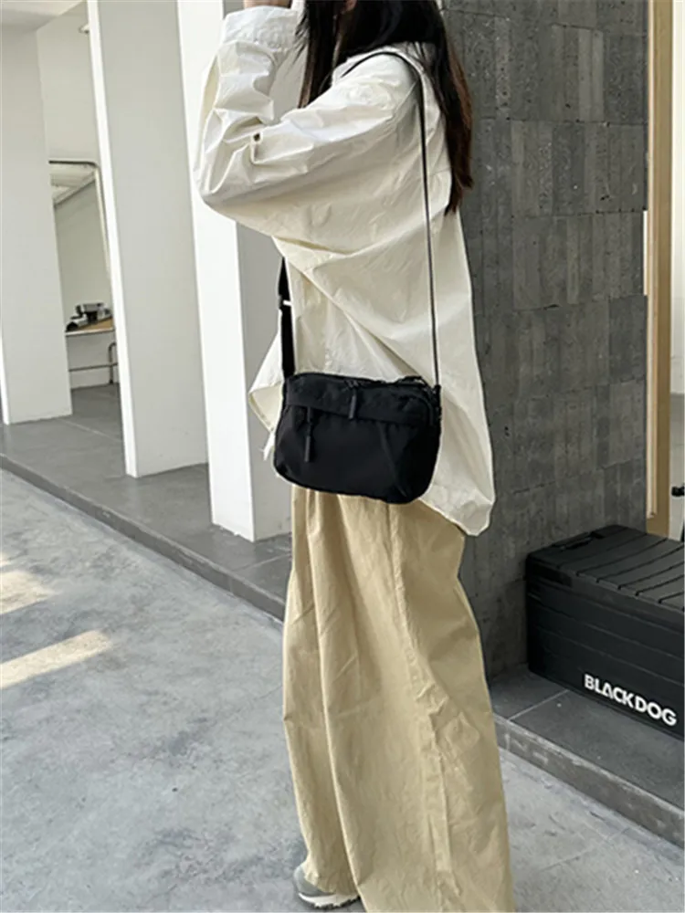 

Lightweight Waterproof Ox Cloth Crossbody Bag for Phone Casual Spor Sle New 2024 Youth ex Small Faion Bag