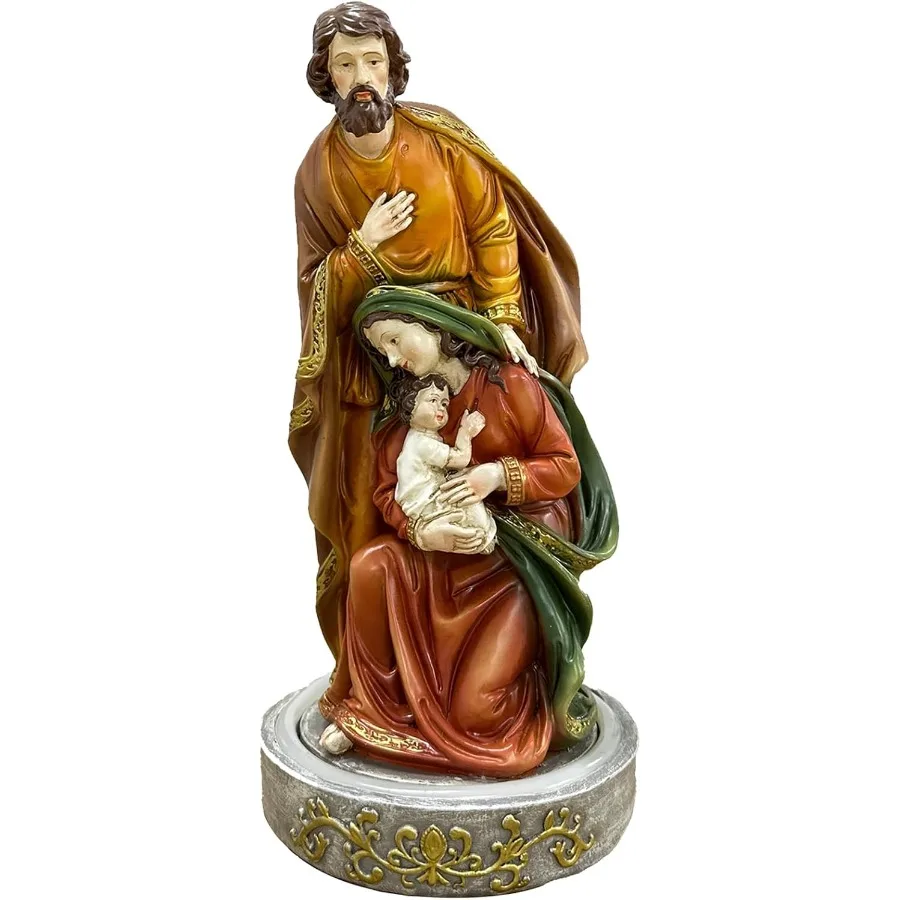 

Jesus Statue Outdoor Decor Solar Lights Religious Garden Statue Blessed Father Outdoor Figure for Home/Garden Decor Gift for Me