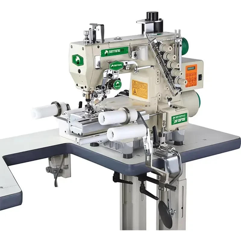for ST 787-EWT EST L200 Automatic Trimmer Cylinder Bed Elastic Belt Connection Interlocking Sewing Machine