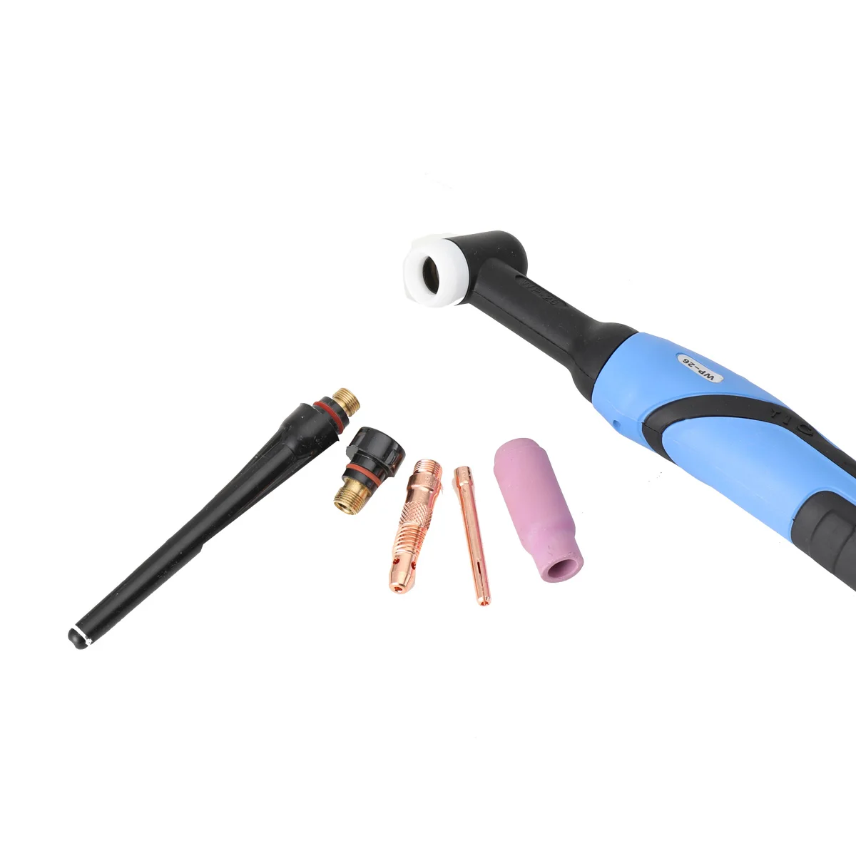 TIG-Schweißbrenner WP26 TIG-Pistole Argon-Schweißbrenner Luftgekühlter Brenner für 150A-250A TIG-Schweißmaschine mit 4 Meter TIG-Schlauch – Detail 15