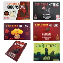 Happy Board Cards Elevate with New Characters Family Games for Party Funny Good vs Evil Card Games Board Deck Exploding Kittens