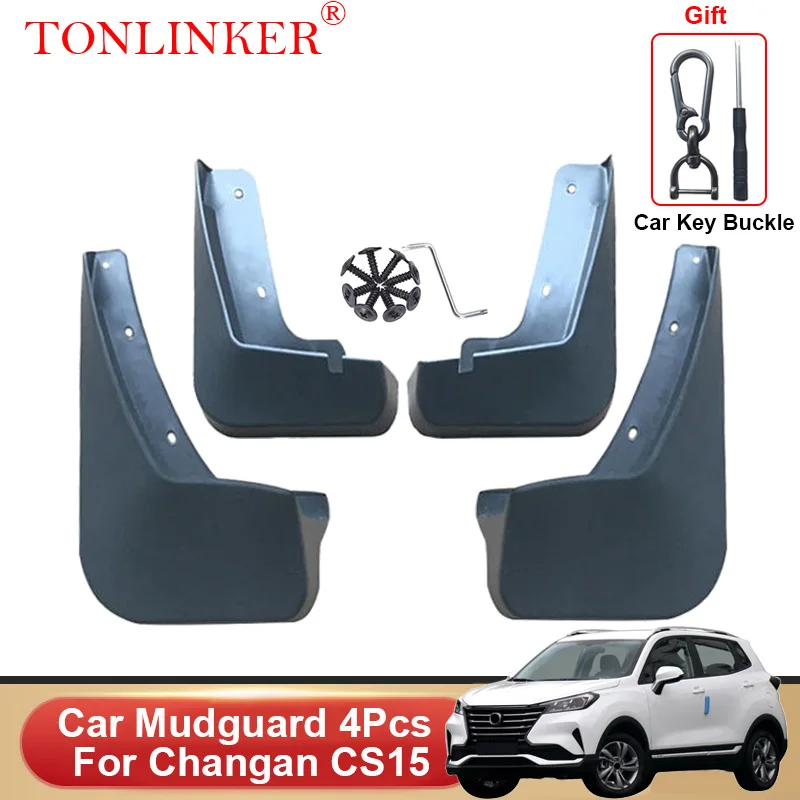 

TONLINKER Car Mudguard For Changan CS15 2019-2021 2022 Mudguards Splash Guards Front Rear Mud Flaps Fender Mudflaps Accessories