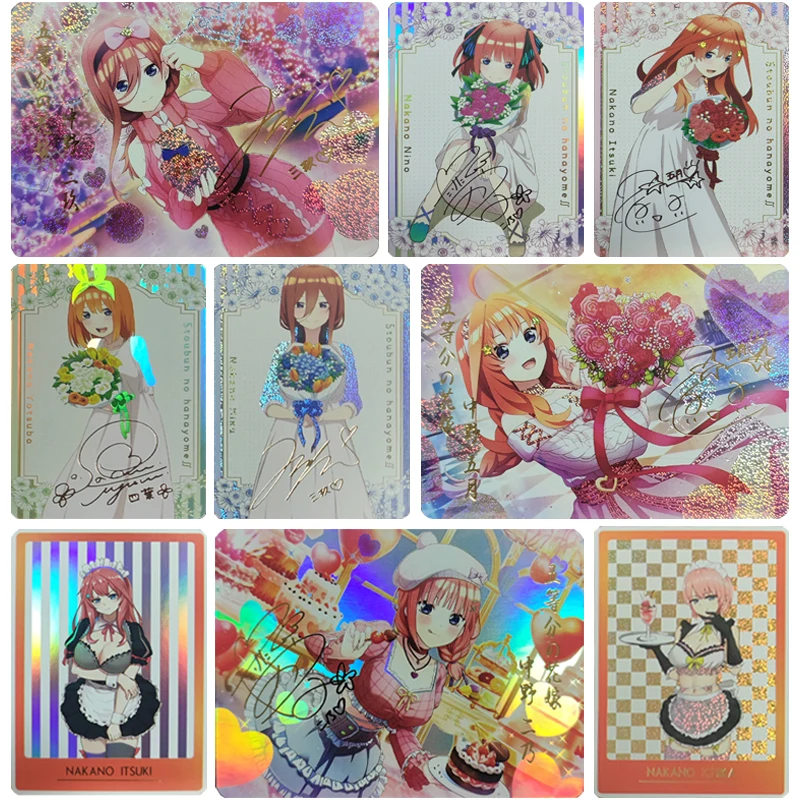 

Anime Goddess Story Diy Flash Cards Nakano Ichika Nakano Nino Nakano Miku Nakano Yotsuba Christmas Birthday Gifts Children's Toy