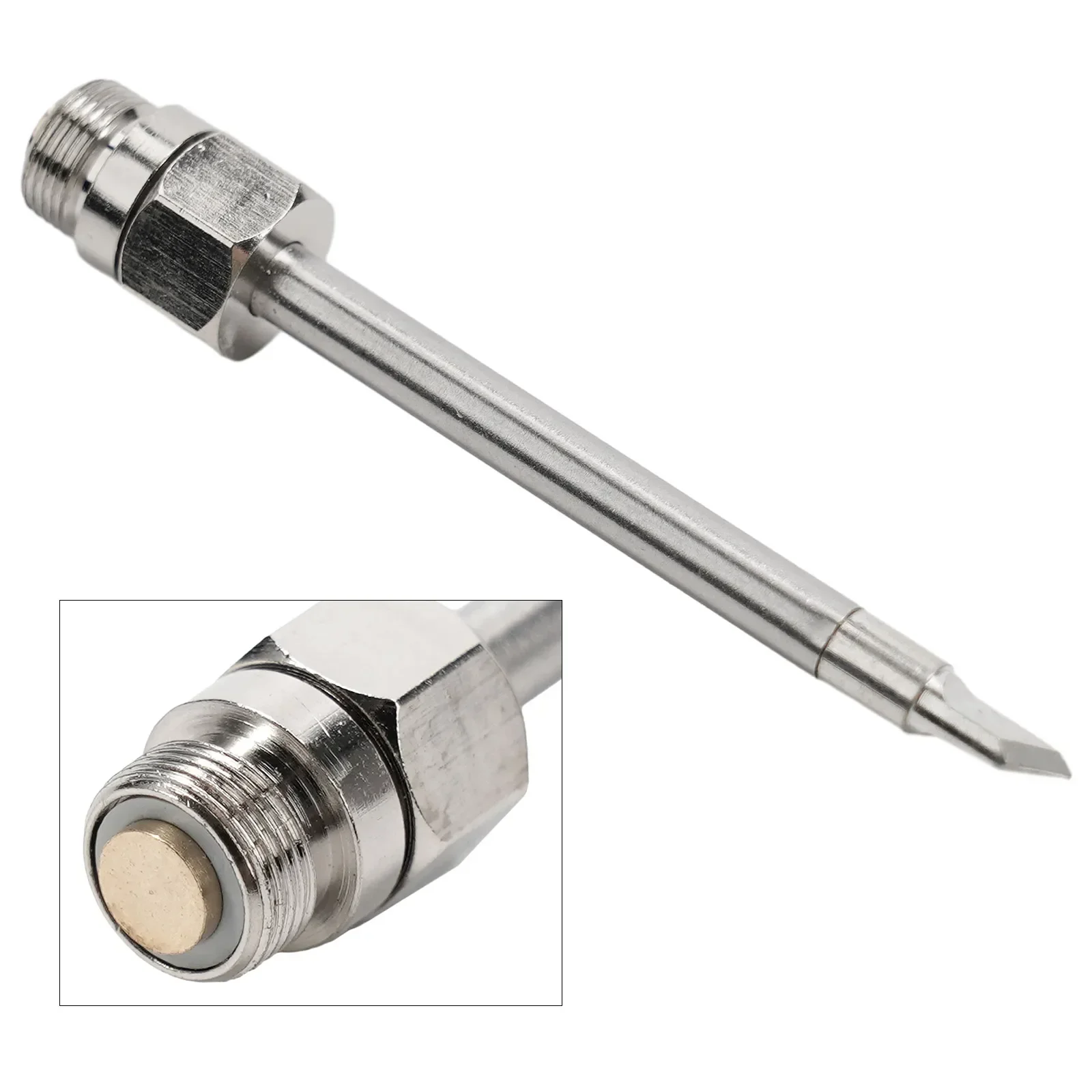 Brand New Soldering Iron Tip Welding Tips 510 Interface Accessories Copper For USB Welding Rework Tool Silver Silver Plating