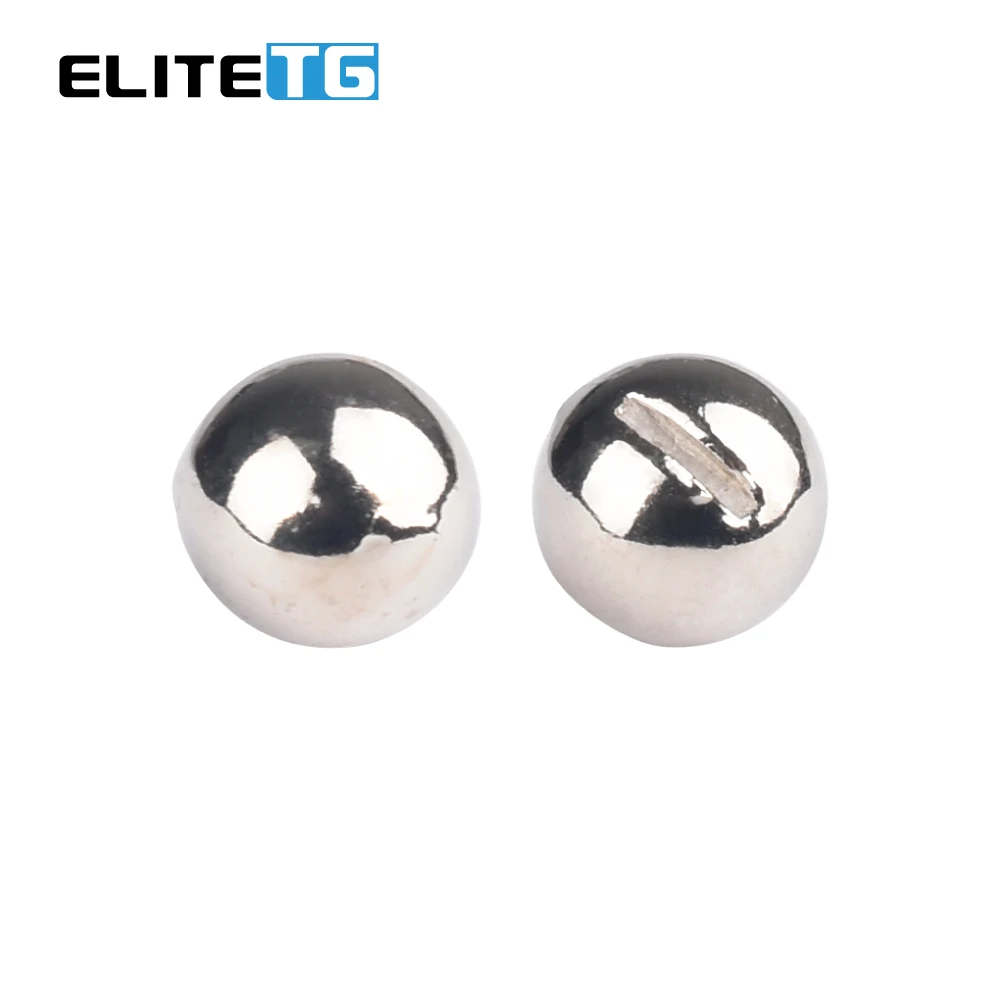 Elite TG 2.5mm-8.0mm Round Ball Ice Jig Head Winter Jigs Fishing Lures without Hook DIY Materials