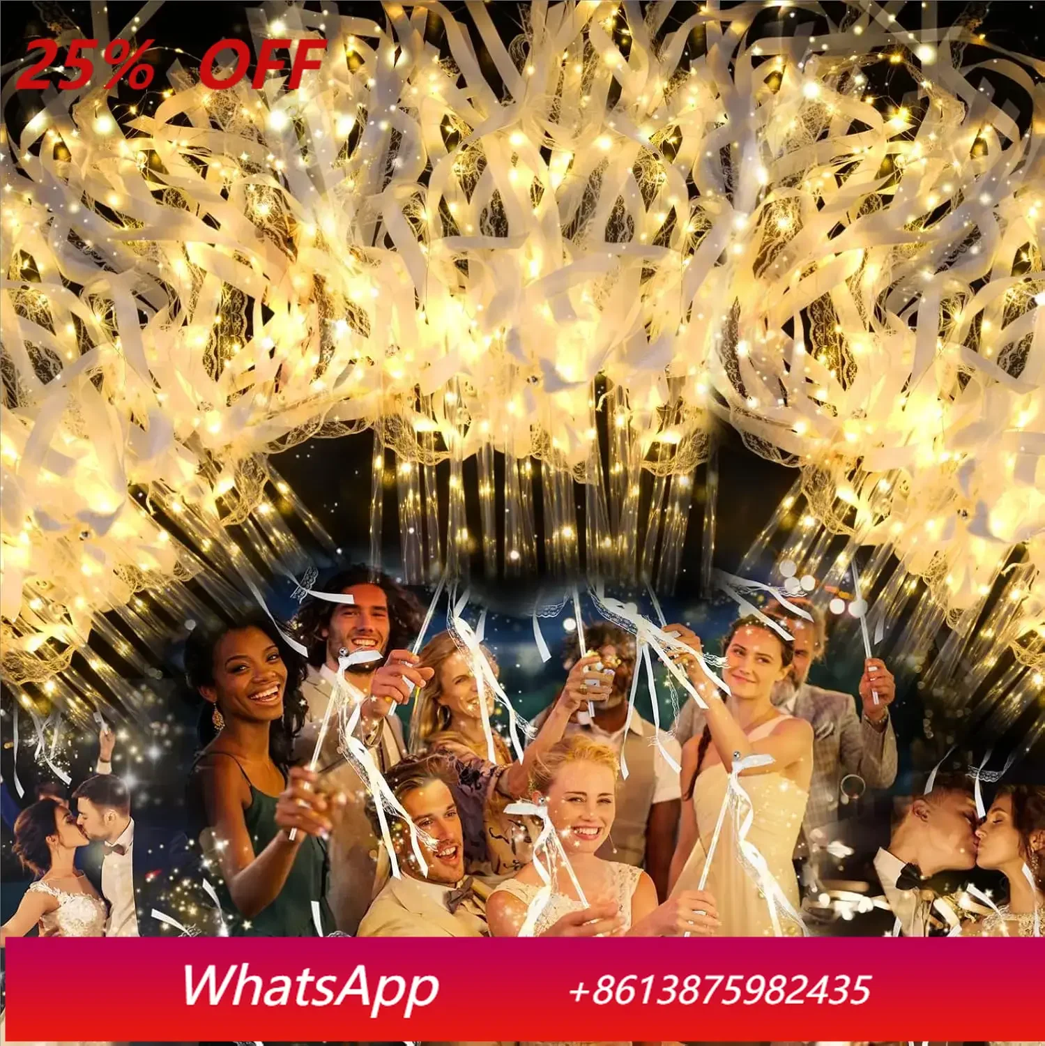 

20-200 items to light up wedding wedding with bells, birthday concert