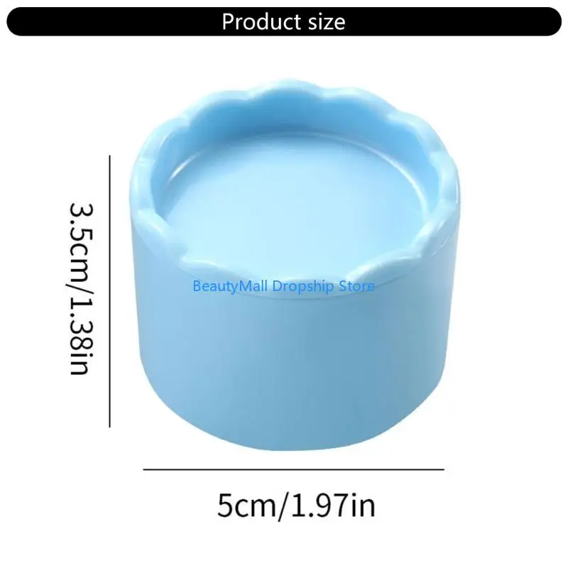 40 أظافر عملية تلألؤ قلم غسالة كأس الأظافر منظف فرشاة متعددة الوظيفية لاستخدام الصالون المهني