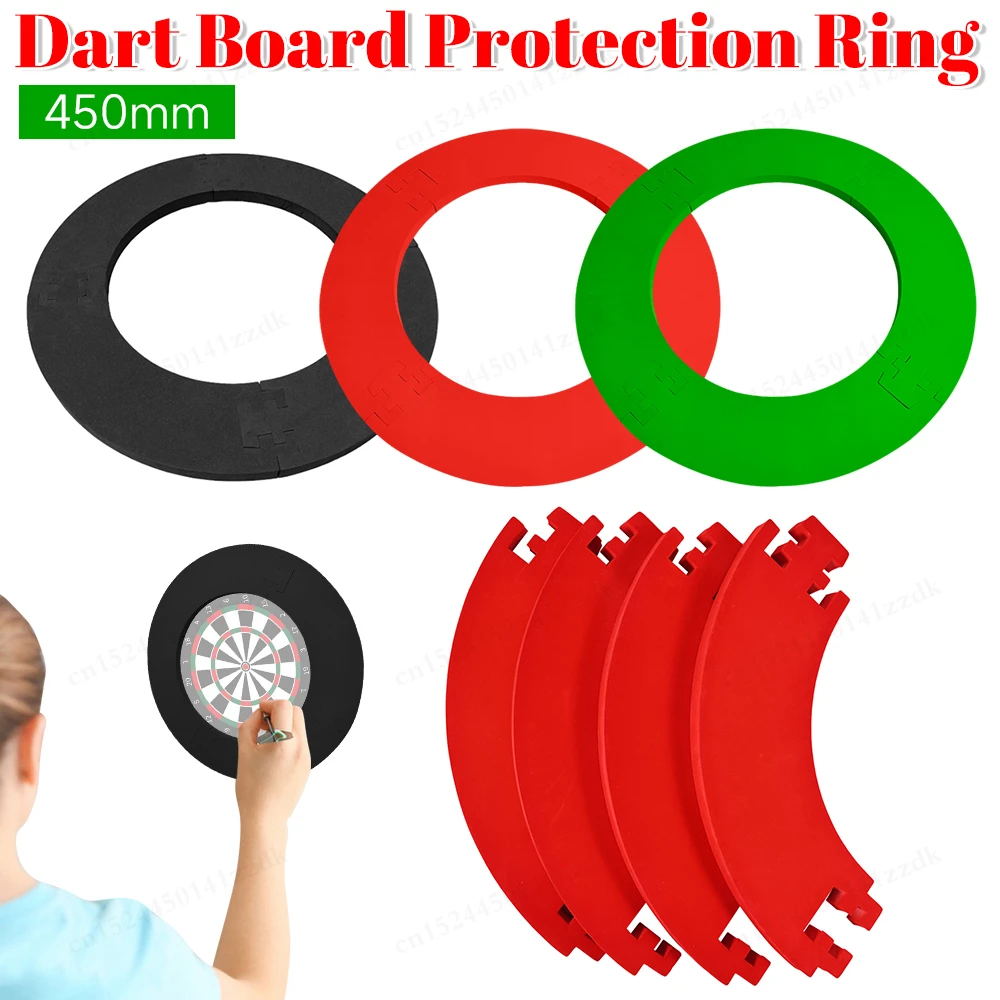 EVA Dartboard Surround Jigsaw Ring Design Dart Board Ring  Removable Splicing Dart Board Wall Protector Lightweight for Dart Lov