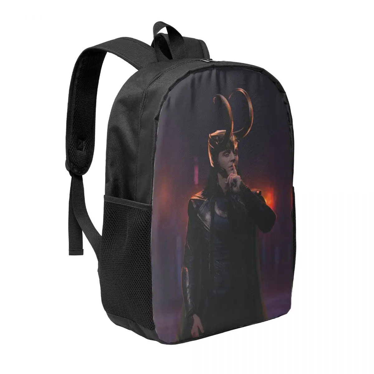 Marvel Loki Basic 17-Inch School Backpack - Minimalist and Stylish Backpack for Teens and Young Adults