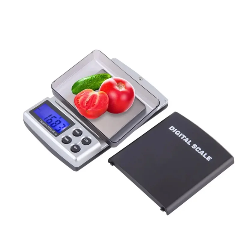 2000g 0.1g Mini Electronic Scale 0.1g 2kg 2Digital Scales Electric Balance Weight Pocket Scales LCD Display pocket scale balance