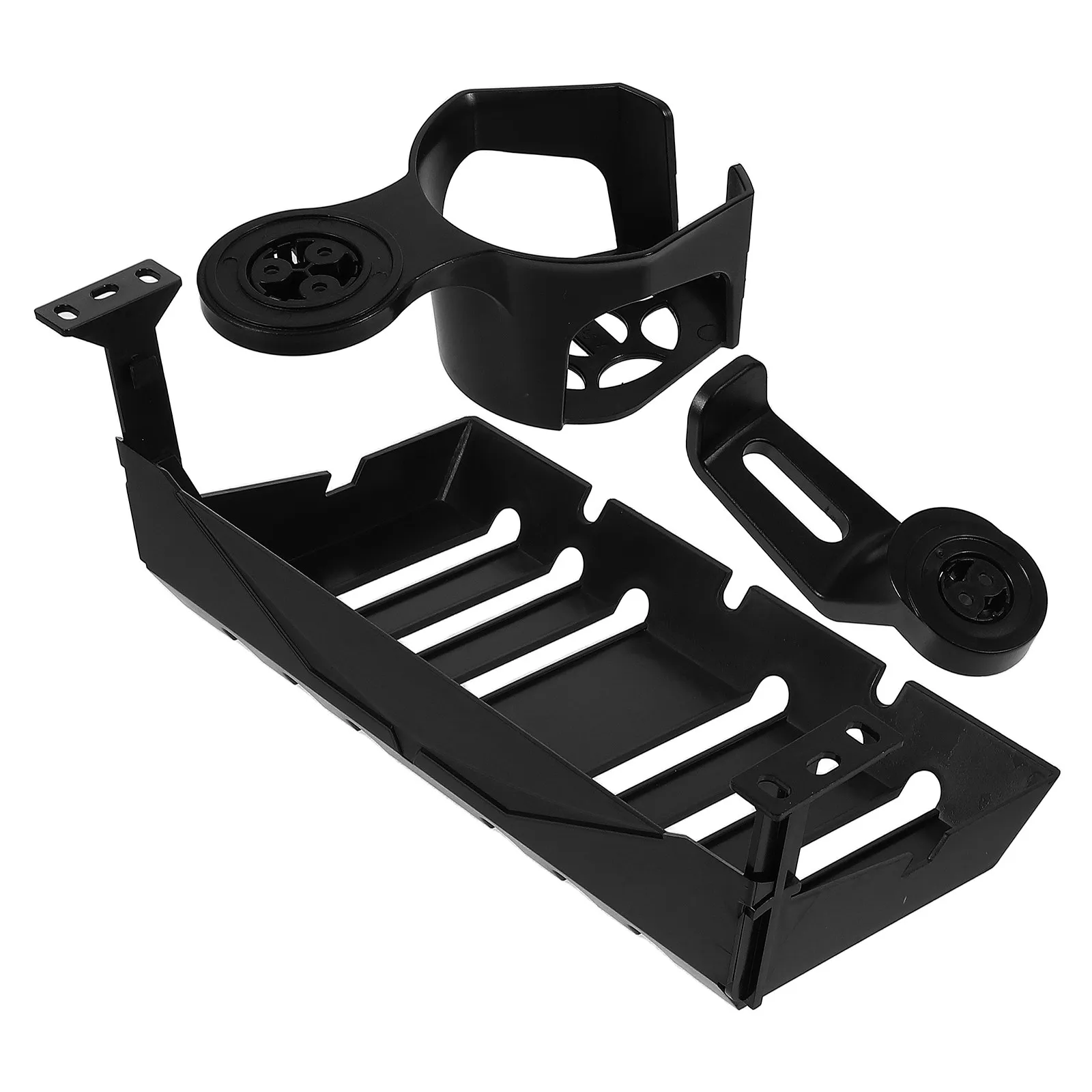 1Set Gaming Desk Accessories Headphone Stand Cup Holder Under Desk Cable Tray Workspace Organizer Headphone Hanger