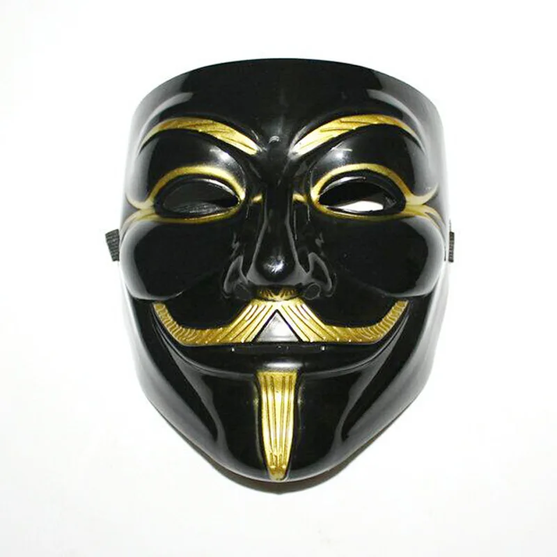 Halloween Fancy Dress Costume Cosplay Venetian Carnival Mask Christmas Gifts for Men Guy Fawkes Anonymous Vendetta Mask