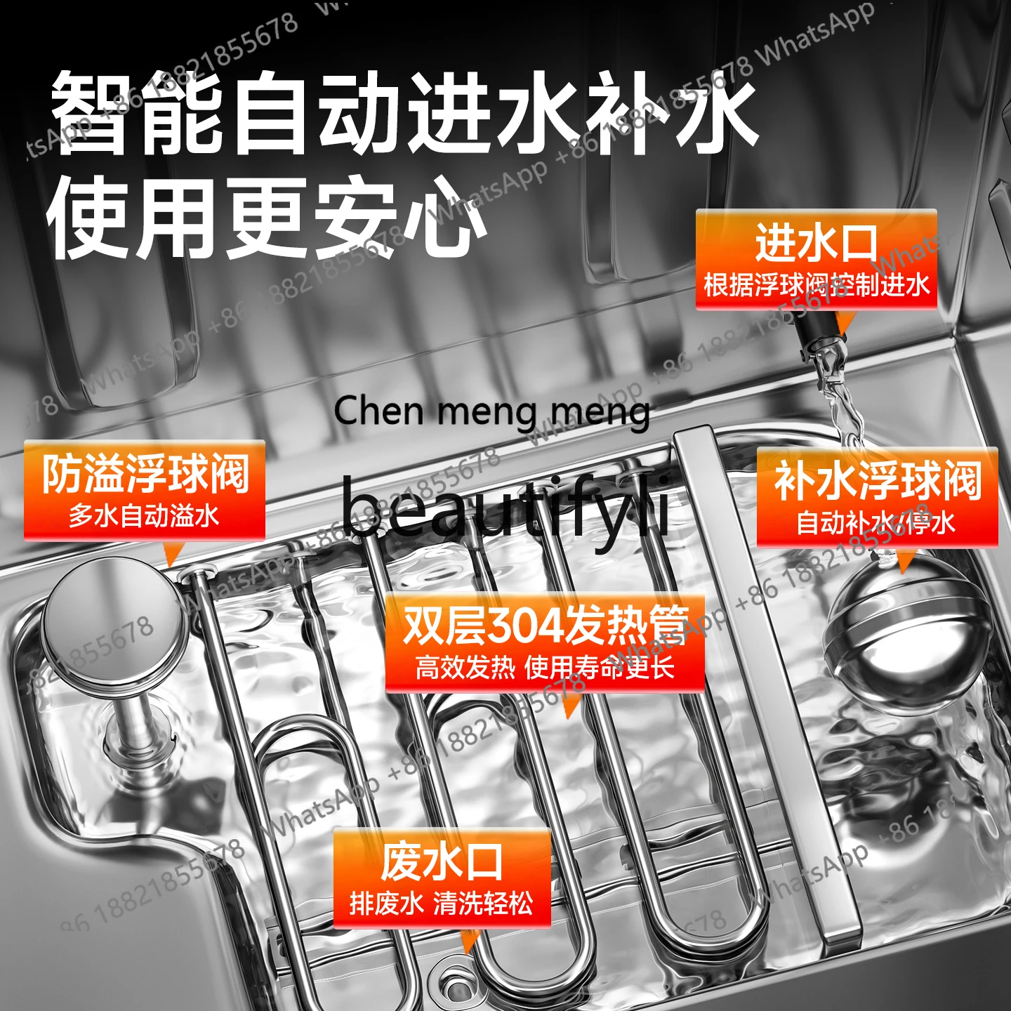 New arrive  Commercial Steamer Rice Steaming Cabinet No Installation Required Intelligent Temperature Control Steamed Rice Food