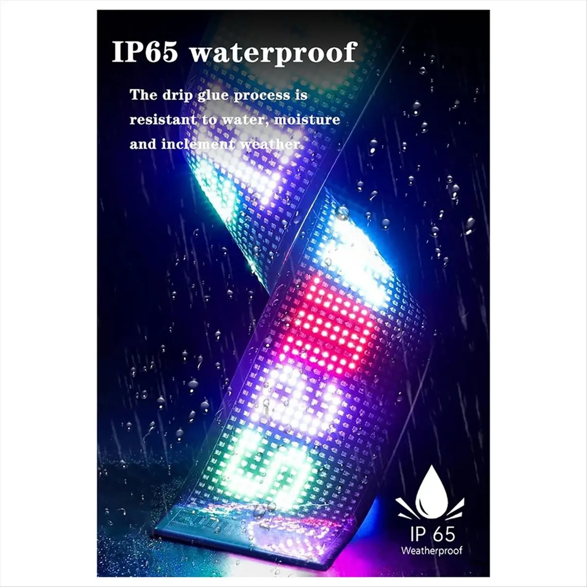 abab-車用ledロゴapp-ledマトリックスピクセルパネルナイトライトdiyプログラマブルフレキシブルledディスプレイ（車、トラックアクセサリー用）