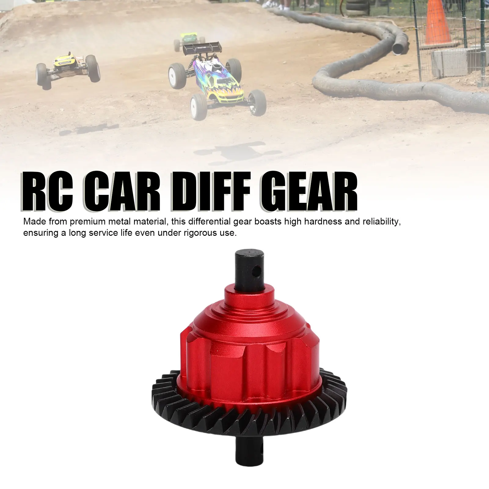 

Differential Gear Replacement for TRAXXAS 1/10 MAXX RC Car 37T 13T Rear Diff Gear Kit RC Car Rear Diff Gear RC Car Diff Gear