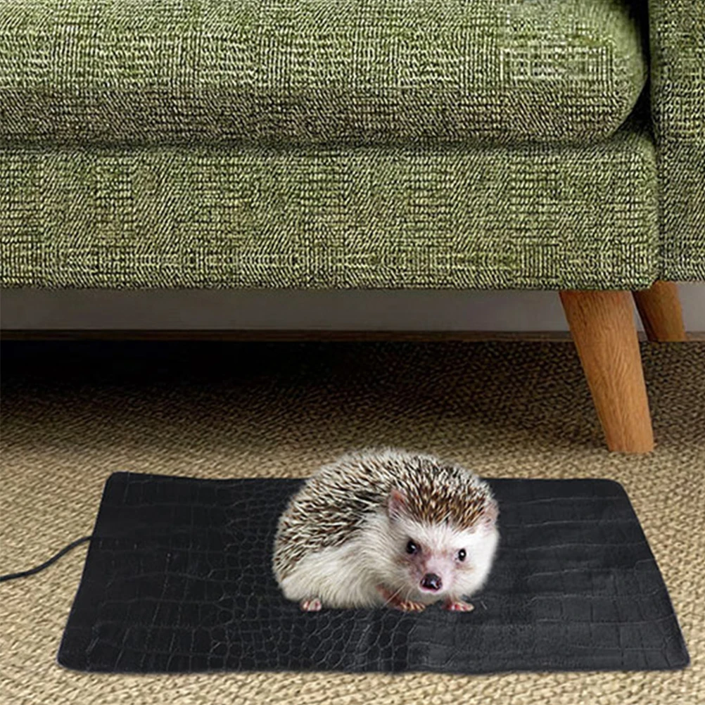 

2pcs Usb Pet Heating Pad Adjustable Temperature Waterproof For Reptiles Snakes Tortoises Kittens Small Animals Portable Safe