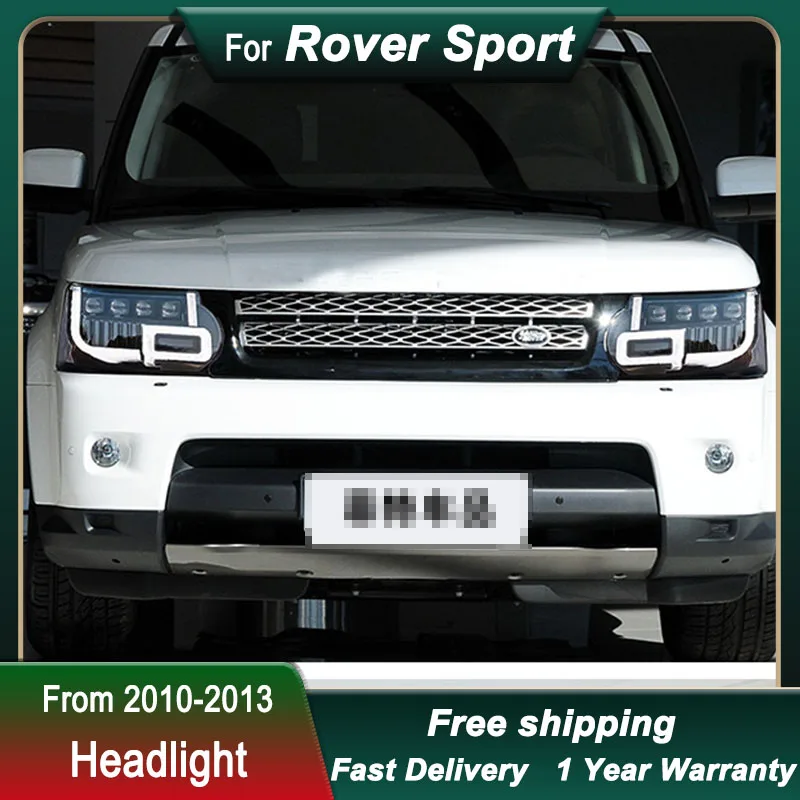 Car styling Headlights for Land Rover Range Rover Sports 10-13 modify Matrix Projector Blue Start LED DRL Auto Signal Accembly