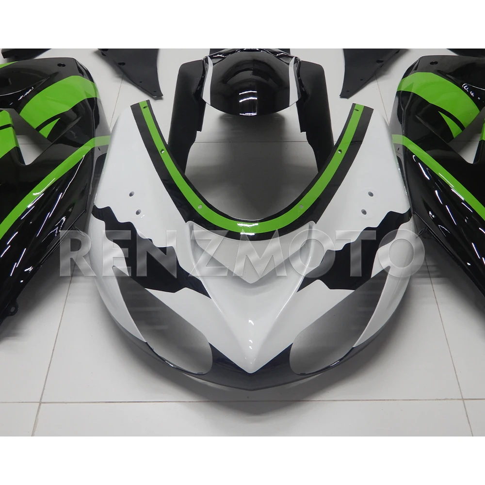 اكسسوارات الدراجات النارية Fairings قالب حقن رسمت ABS البلاستيك هيكل السيارة أطقم لكاواساكي ZX-10R نينجا 2006-2007 K1007-106a