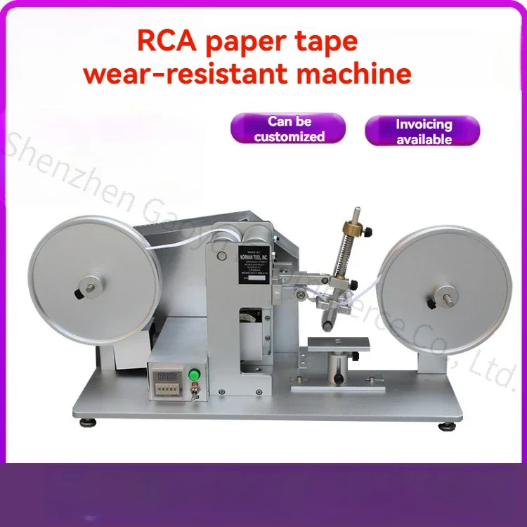 RCA Paper Abrasion Testing Machine Surface Coating Wear Resistance Evaluator Friction Tester for Quality Control Laboratory