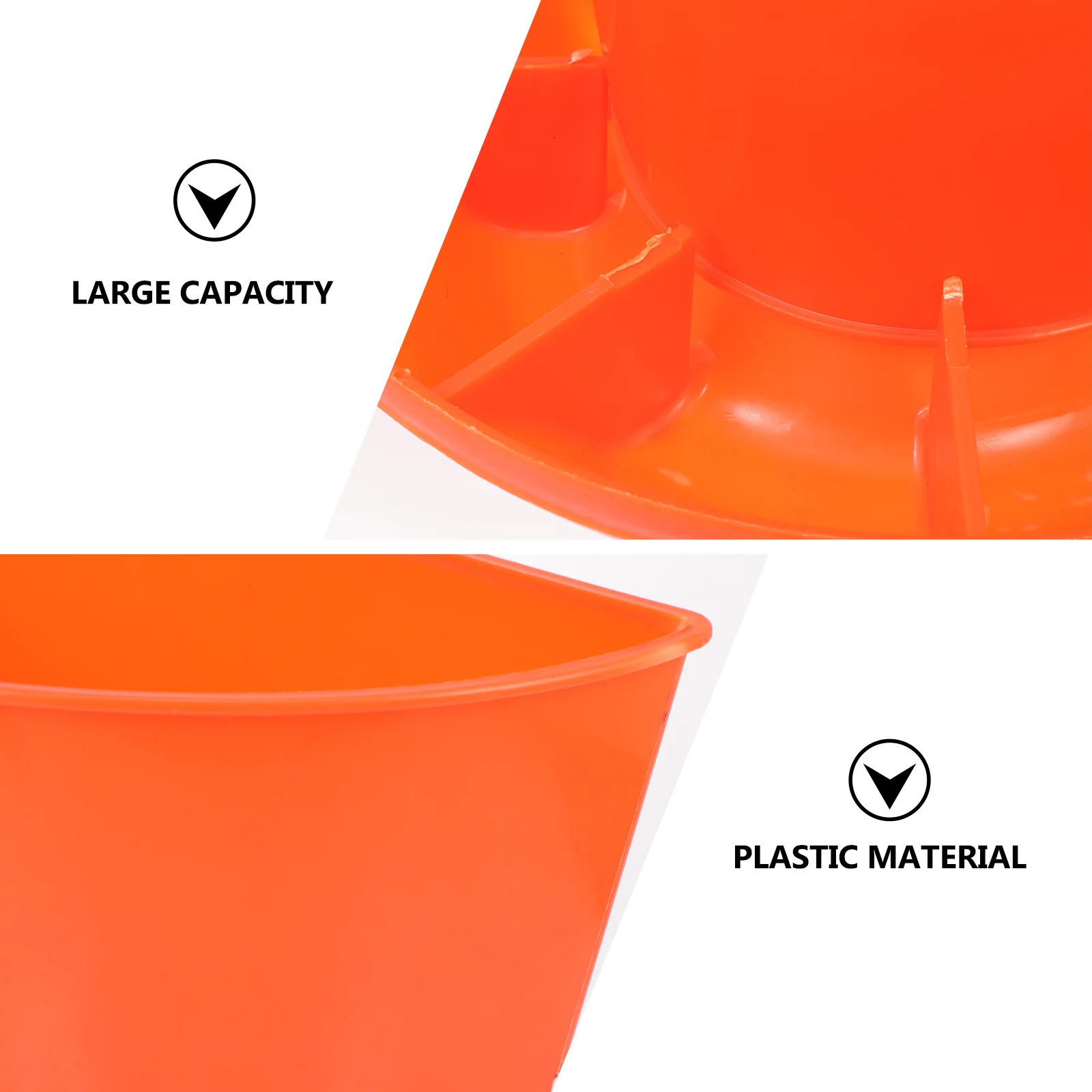 

1Pcs Highdurability Piglet Feeding Trough Waterresistant Thicken Plastic Compartment Supply Piglet Feeding Trough