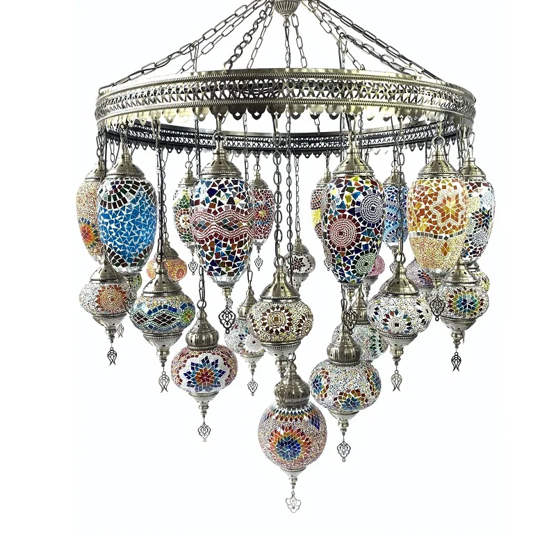 

Man Coffee Chandelier Bohemian Exotic Xinjiang Specialty Restaurant Cafe Hotel Turkey Chandelier