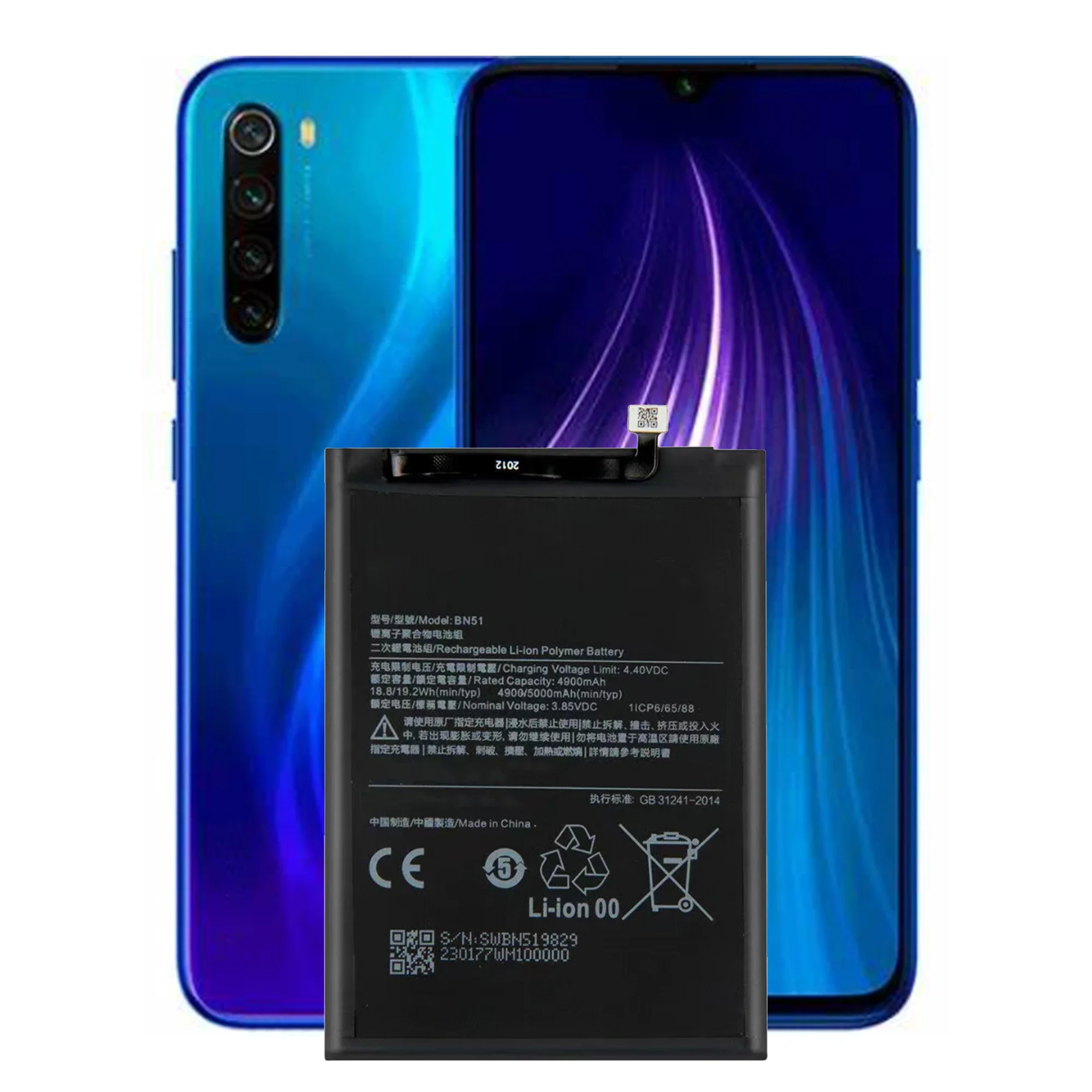 Аккумулятор BN51 для Xiaomi Redmi 8 Redmi 8A M1908C3IC, запасная часть, оригинальные аккумуляторы для телефона