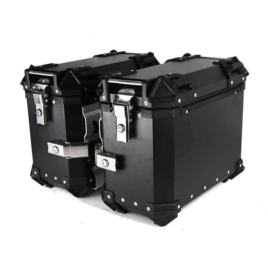 Caja superior trasera Universal Para motocicleta, Maleta de equipaje lateral Para almacenamiento de Motos, cerradura de maletero de viaje, caja de